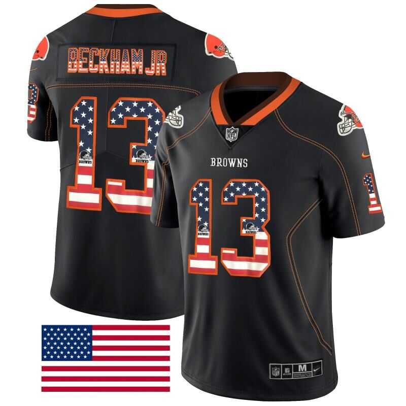 Nike Browns 13 Odell Beckham Jr Black USA Flag Fashion Limited Jersey Dyin,We sell and wholesale Nike Browns 13 Odell Beckham Jr Black USA Flag Fashion Limited Jersey Dyin on line form chian!